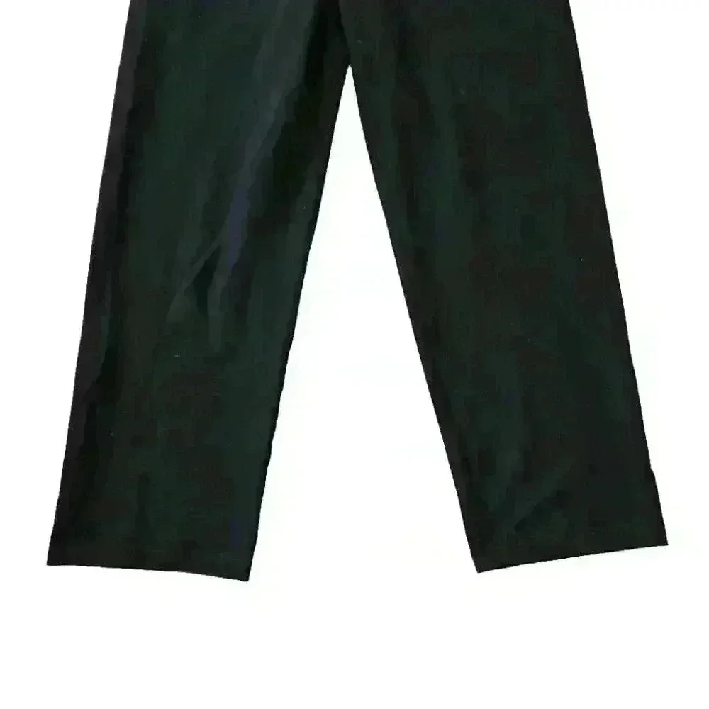 Eileen Fisher Womens Black Stretch Crepe Slim Ankle Pants PM